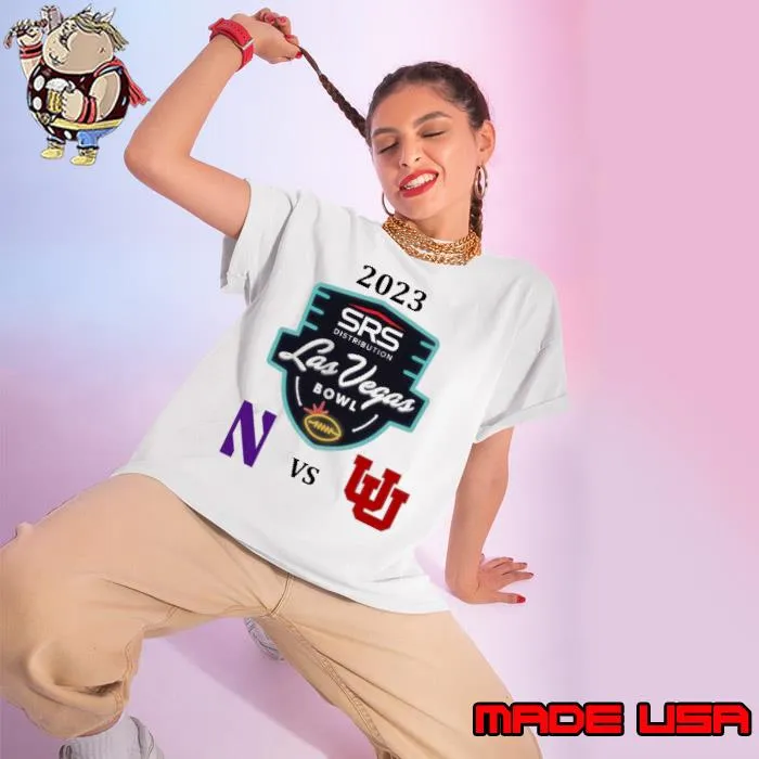 Northwestern Vs Utah 2023 Las Vegas Bowl Bound Shirt Ladies tee