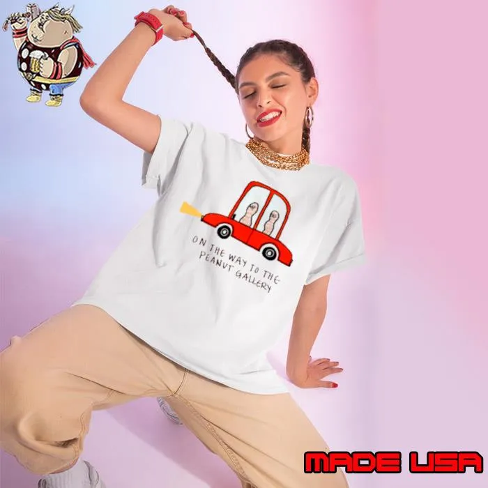 Onthe-way-to-the-peanut-gallery-shirt