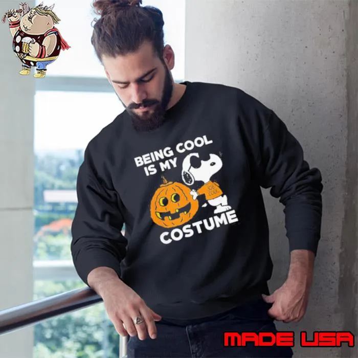 Peanuts Snoopy Being Cool Is My Halloween Shirt Sweatshirt