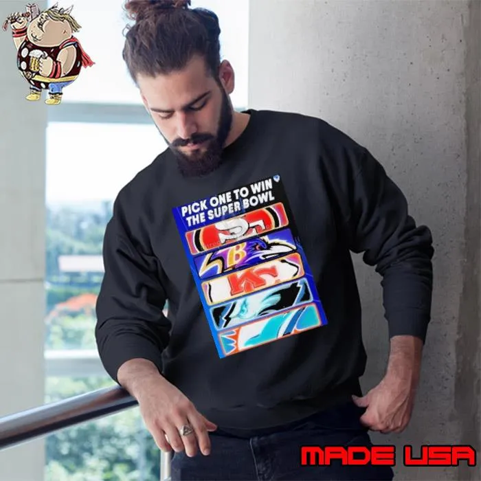 Pick one team to win the super bowl NFL s Sweatshirt
