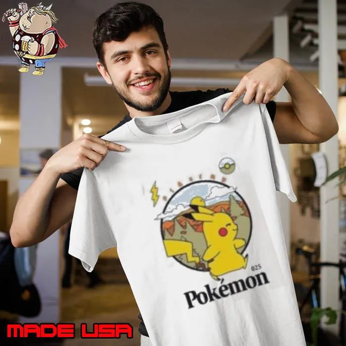 Pokemon Pikachu Camp Badge Shirt