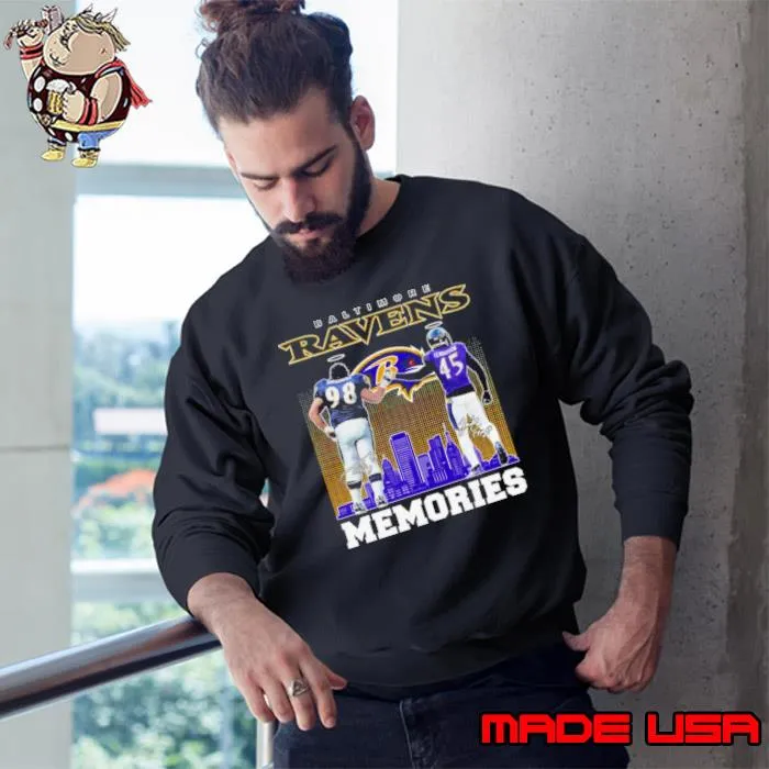 Premium tony Siragusa and Jaylon Ferguson Baltimore Ravens Memories Signatures Shirt Sweatshirt