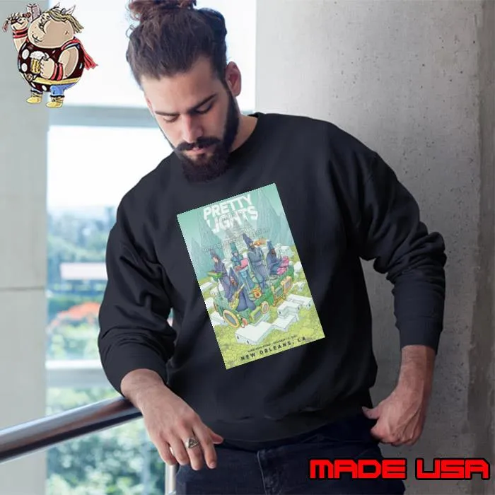 Pretty Lights Dec 1-3, 2023 New Orleans, LA poster s Sweatshirt