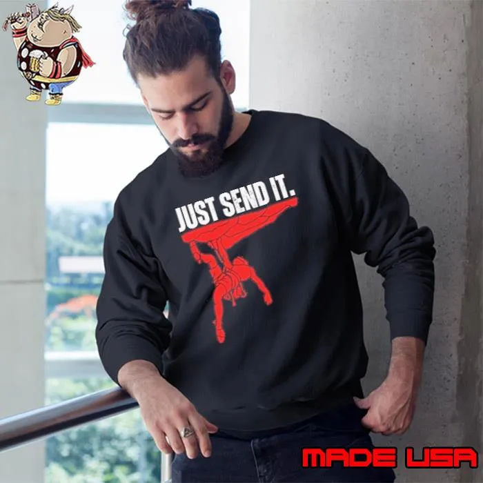 Rock Climbing Just Send It s Sweatshirt
