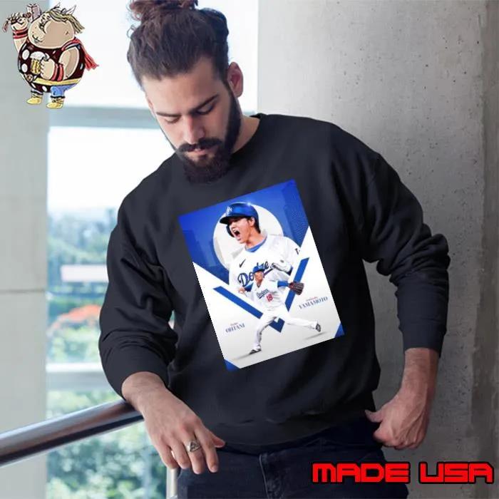 Samurai Japan LA Edition Shohei Ohtani – Yoshinobu Yamamoto Los Angeles Dodgers MLB Shirt Sweatshirt