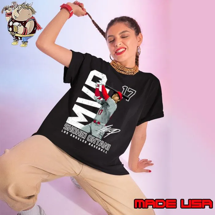Shohei Ohtani Signature apanese professional baseball pitcher Los Angeles T-Shirt Ladies tee