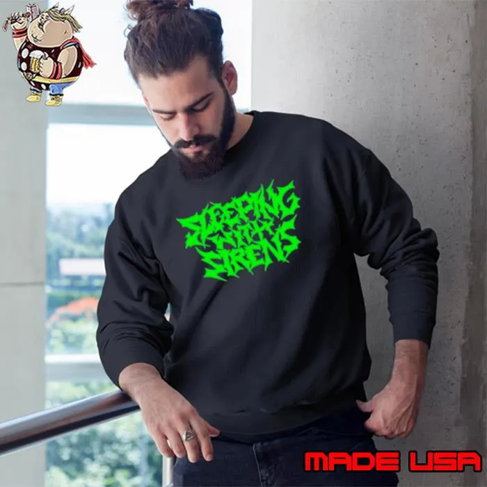 Sleeping with sirens metal logo s Sweatshirt