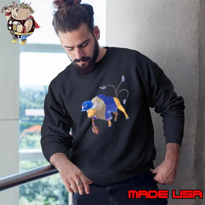 Tauros Pokemon x Buffalo Bills Funny NFL And Pokemon Shirt