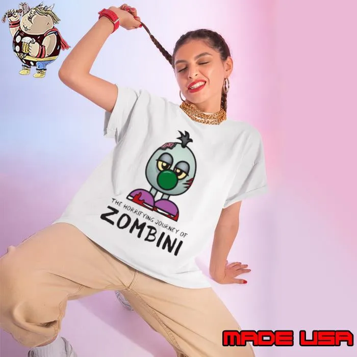 The Horrifying Journey Of Zombini s Ladies tee