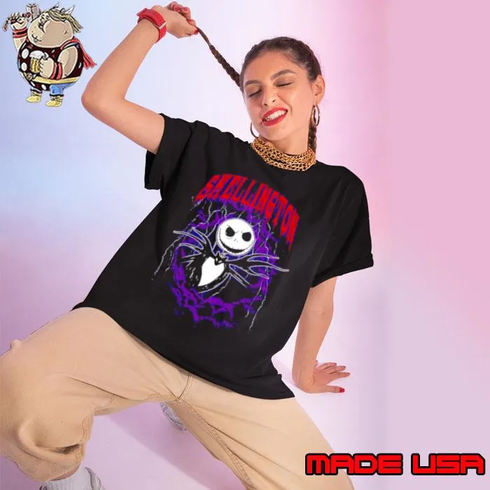 The Nightmare Before Christmas Jack Purple Bats shirt