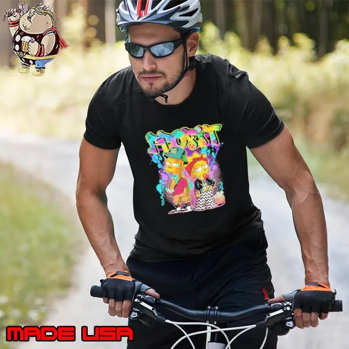The Simpsons characters Profit colorful graphic Shirt Unisex