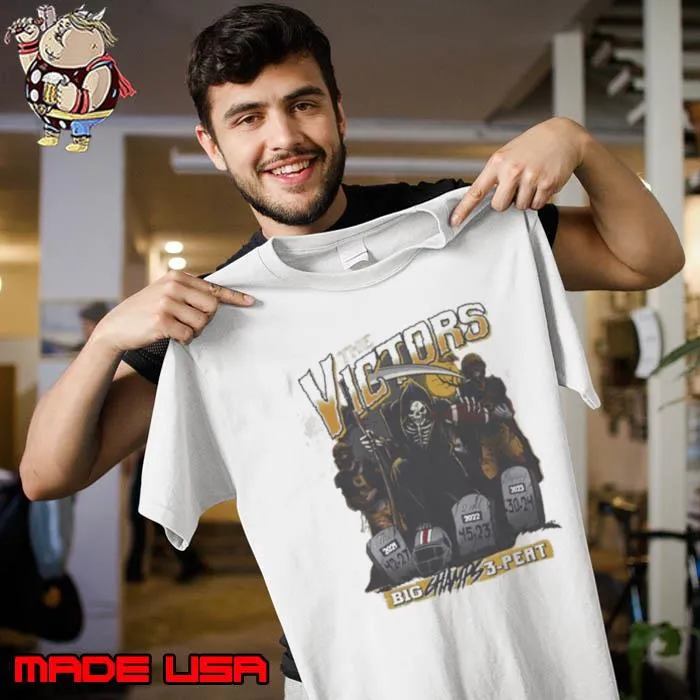 The Victors Michigan Wolverines 3 Peat Big Ten Champs s Unisex