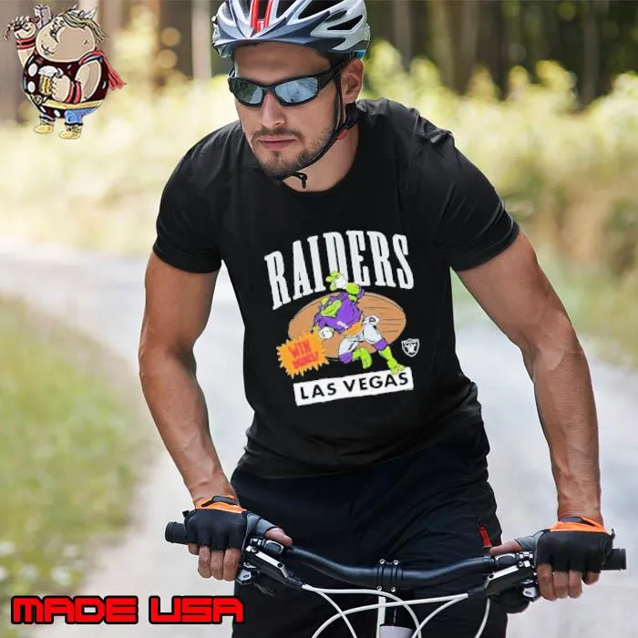 Tmnt Donatello X Las Vegas Raiders Homage Shirt Unisex