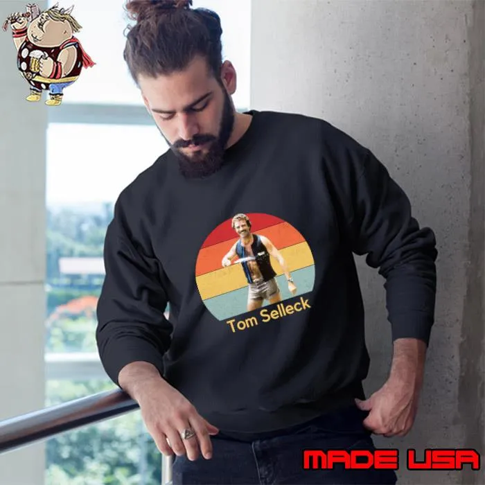 Tom Selleck American actor and film producer Vintage Sunset T-Shirt Sweatshirt