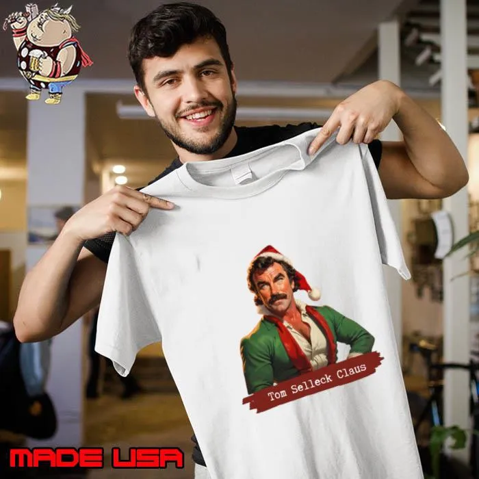 Tom Selleck Claus The Sexy mustache american actor T-Shirt Unisex