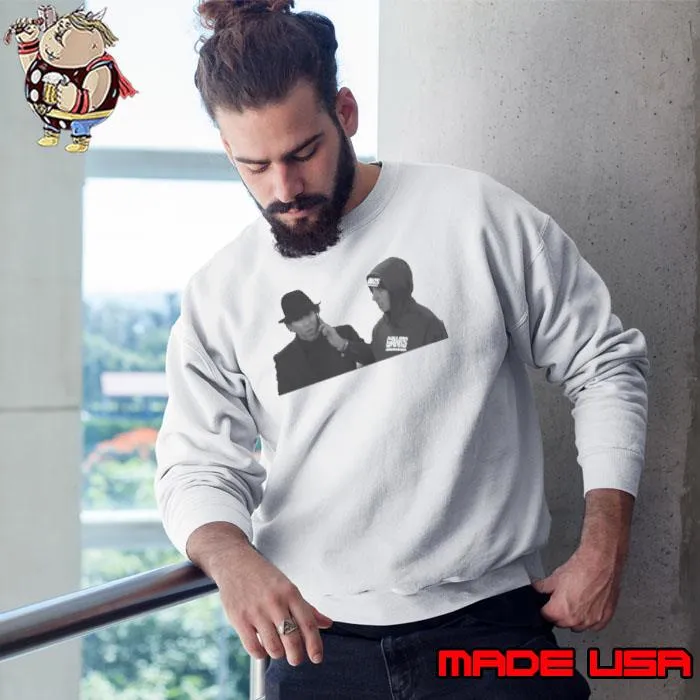 Tommy Devito With His Agent Sean Stellato New York Giants Italian Hand Celebration Shirt Sweatshirt