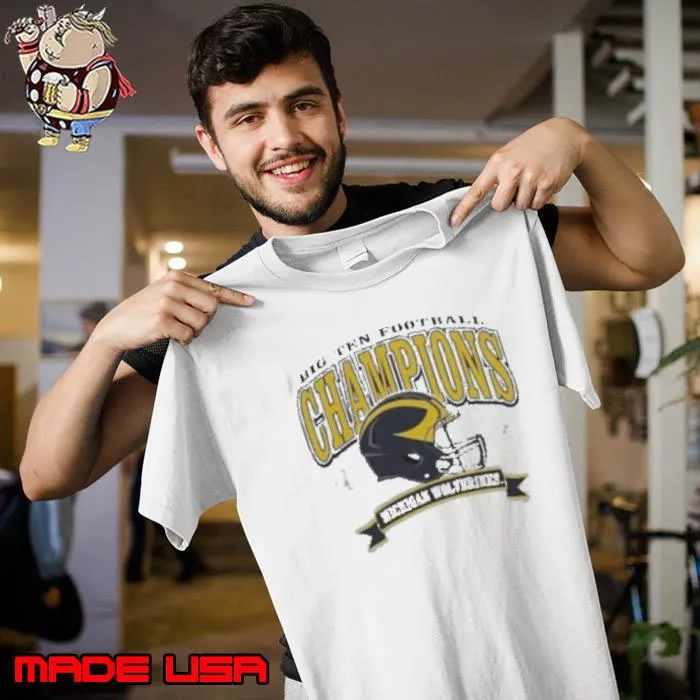 Top michigan Wolverines 2023 Big Ten Football Champions Shirt