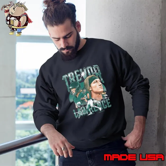 Trevor Lawrence American football quarterback for the Jacksonville Jaguars signature Vintage T-Shirt
