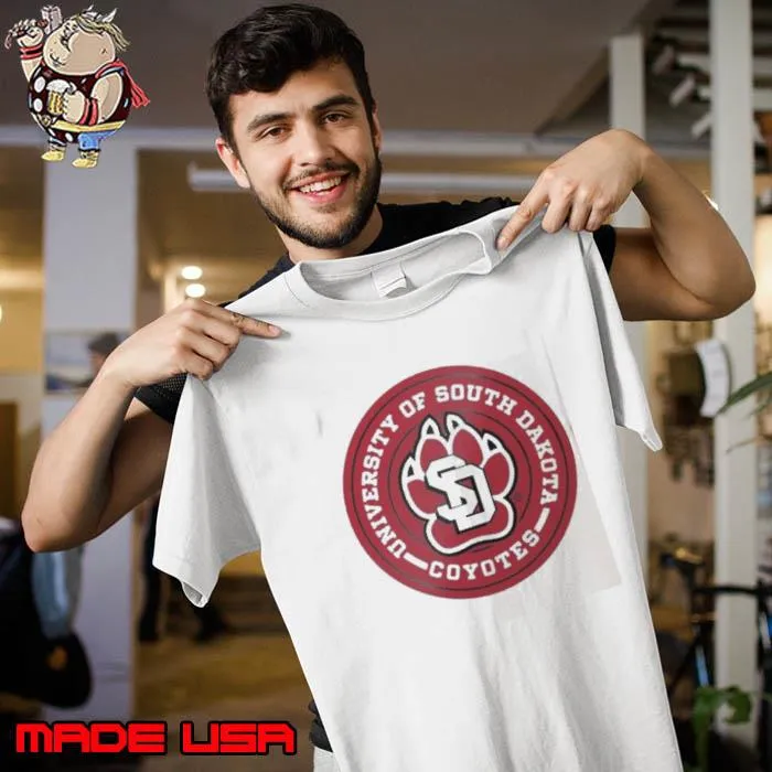 University Of South Dakota Coyotes logo shirt