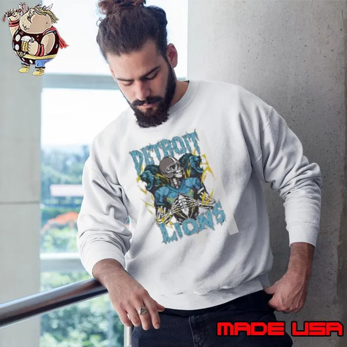 Vintage Detroit Lions Football Shirt Sweatshirt