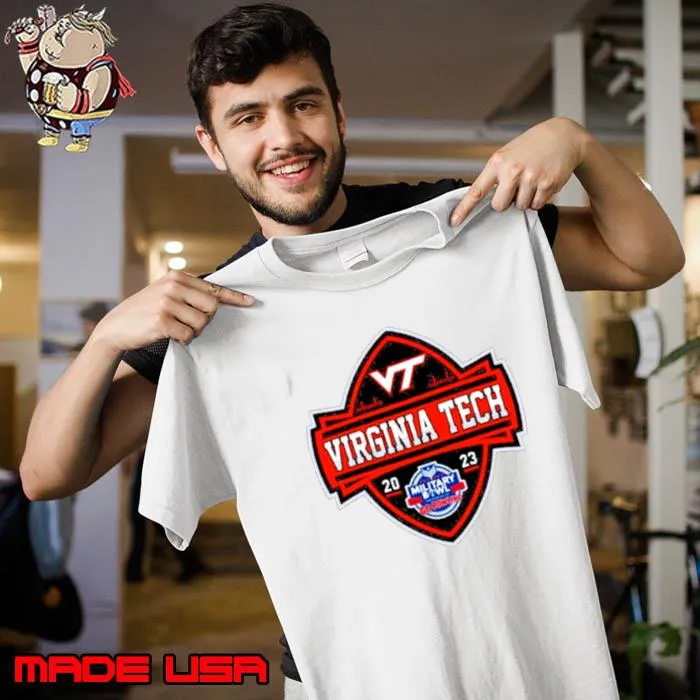 Virginia Tech Hokies 2023 Military Bowl Graphic Shirt Unisex