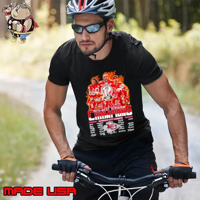 2023 AFC West Division Champions Kansas City Chiefs Signature Shirt