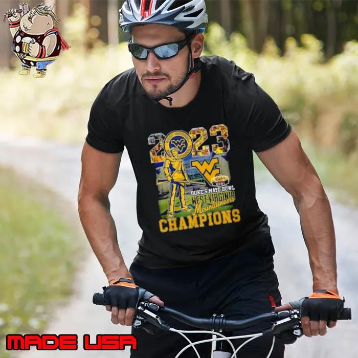 2023 Duke’s Mayo Bowl Champions West Virginia Mountaineers Shirt Unisex