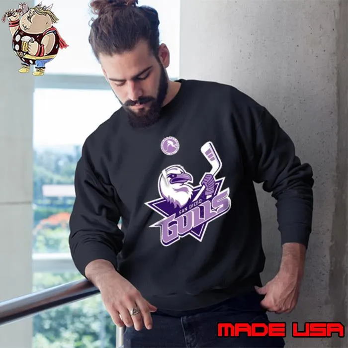 AHL San Diego Gulls Black Hockey Fights 2024 Shirt Sweatshirt