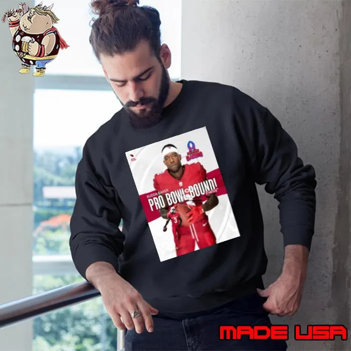 Arizona Cardinals Budda Baker Named To 2024 NFC Pro Bowl Games Shirt Sweatshirt