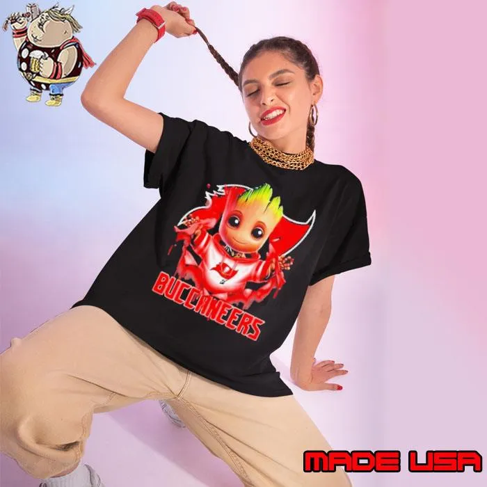 Baby Groot Blood Inside Me Tampa Bay Buccaneers 2024 s Ladies tee