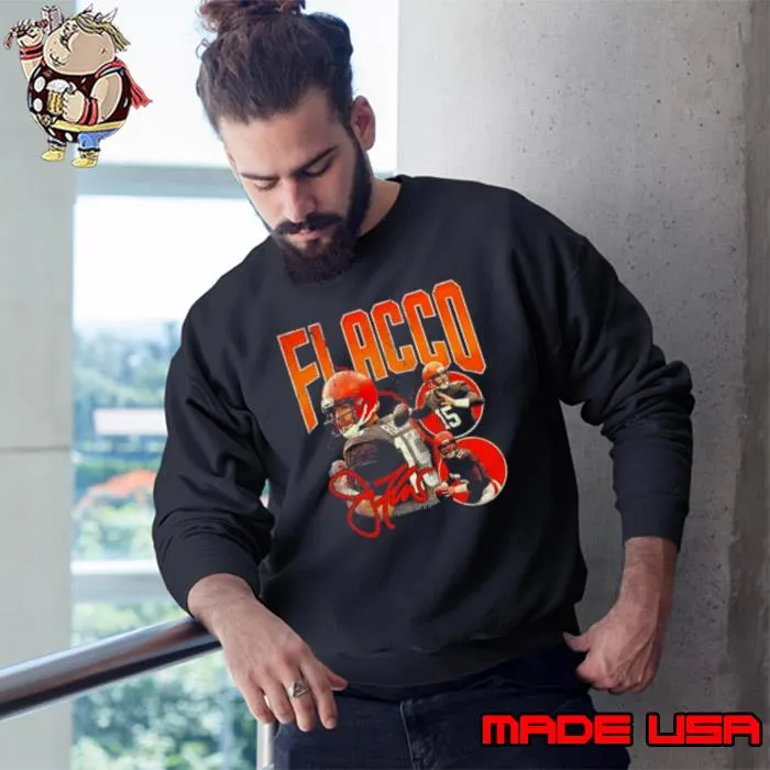 Cleveland Browns Joe Flacco Vintage Signature Shirt Sweatshirt