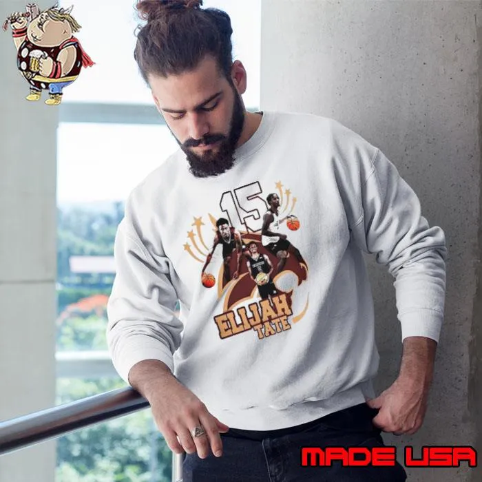 Elijah Tate Texas State Bobcats basketball s Sweatshirt
