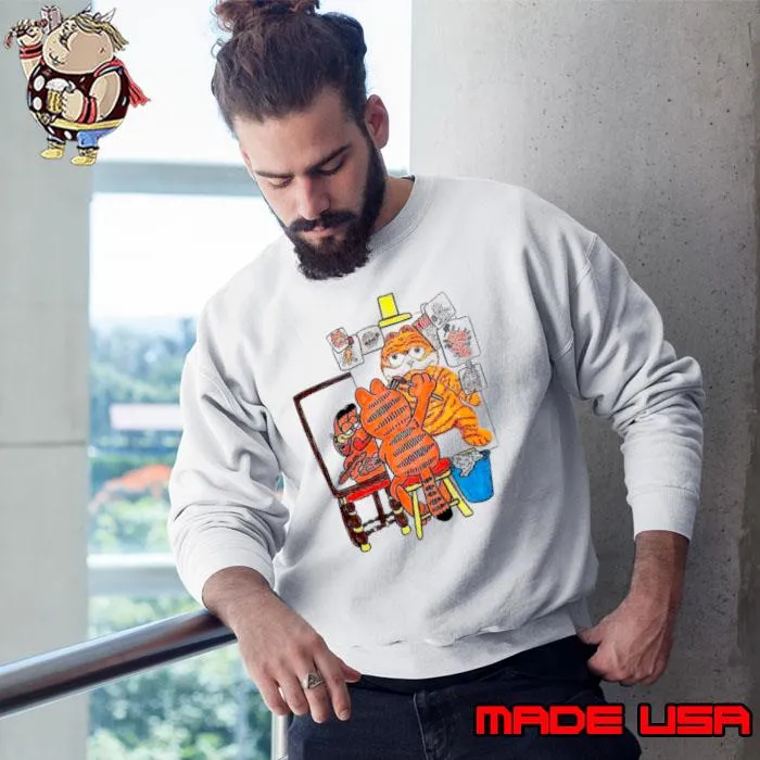 Garfield Portrait Of The Artist Shirt Sweatshirt