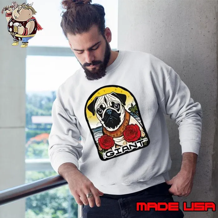 Giant Beard Pug Shirt Sweatshirt