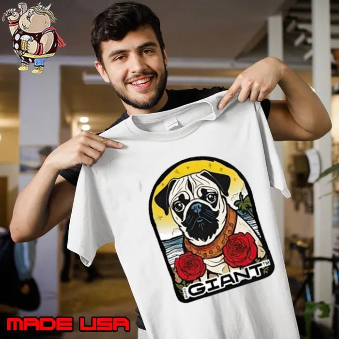 Giant Beard Pug Shirt