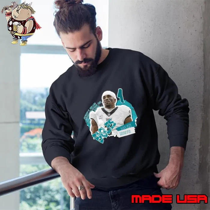 Jalen Hurts Superstar American football quarterback for the Philadelphia Eagles T-Shirt Sweatshirt