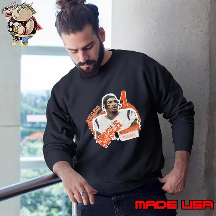 Ja'marr Chase Superstar American football wide receiver for the Cincinnati Bengals T-Shirt Sweatshirt