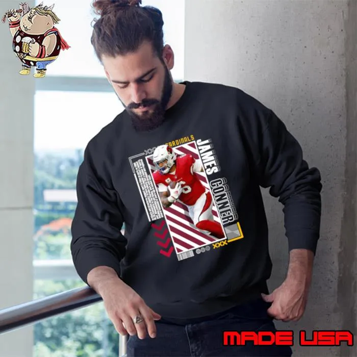 James Conner American football running back for the Arizona Cardinals T-Shirt Sweatshirt