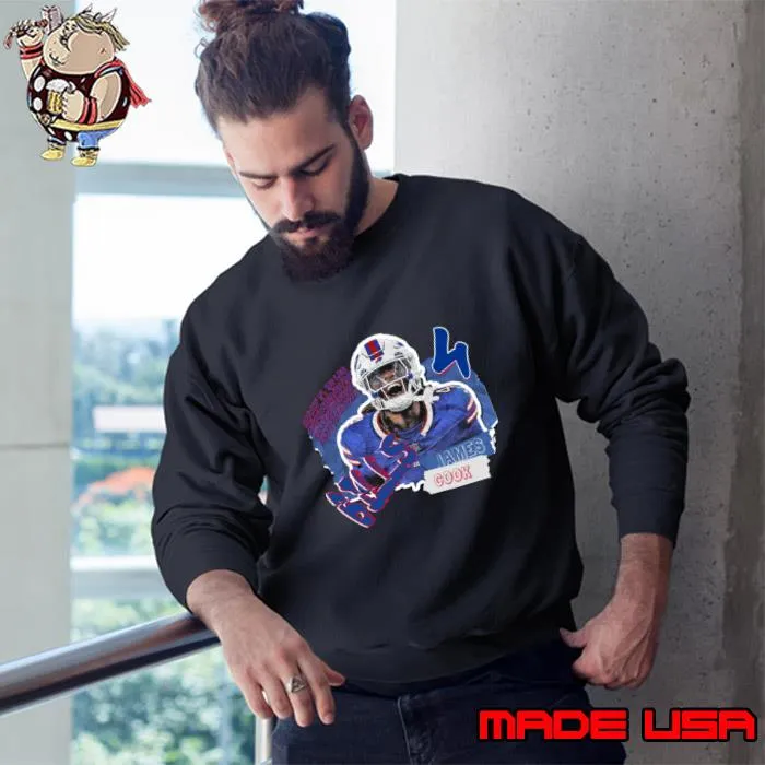 James Cook Superstar American football running back for the Buffalo Bills T-Shirt Sweatshirt