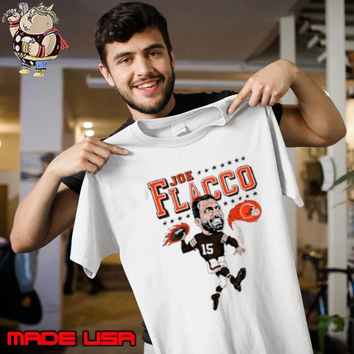Joe Flacco Cleveland Browns Homage Caricature Player s Unisex
