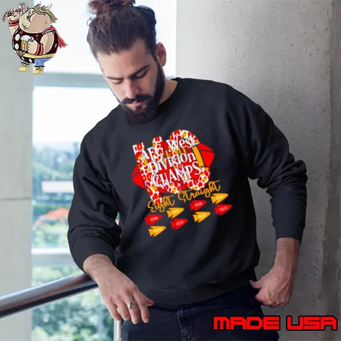 Kansas City Chiefs AFC West Division Champs Eight Straight s Sweatshirt