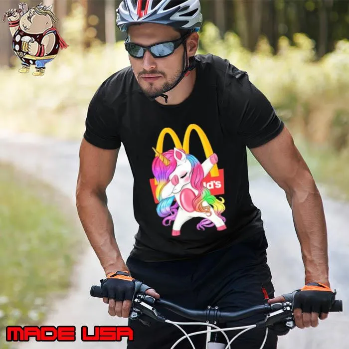 McDonald's Sonic unicorn girl dabbing s Unisex