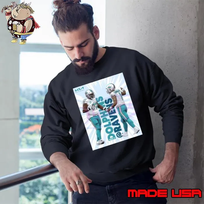 Miami Dolphins and Ravens Week 17 Shirt Sweatshirt