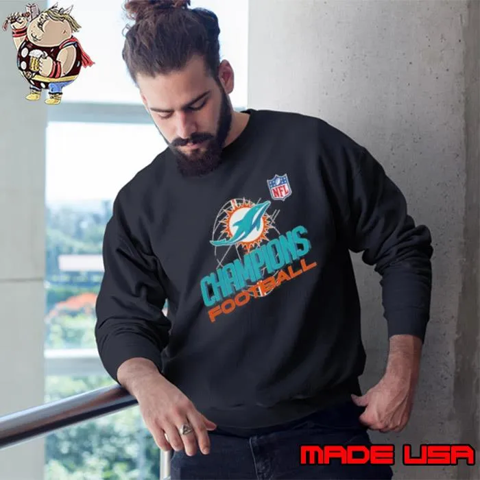 Miami Dolphins Nfl Champions Football 2024 Logo Shirt Sweatshirt
