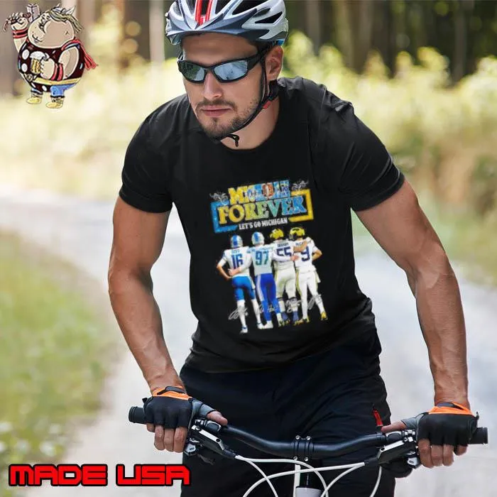 Michigan Sports Forever Let’s Go Michigan Signatures Shirt Unisex