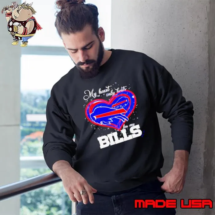 My Heart Only Beats For My Buffalo Bills 2024 s Sweatshirt