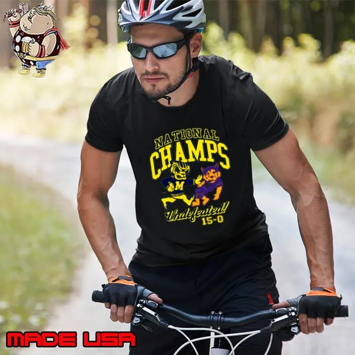 National Champs Undefeated Michigan Wolverines 15 0 s Unisex