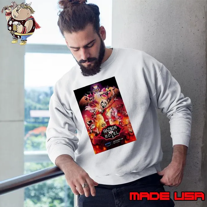 New Series Hazbin Hotel The Hollywood Handle Poster Shirts Sweatshirt