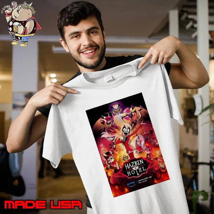 New Series Hazbin Hotel The Hollywood Handle Poster Shirts Unisex
