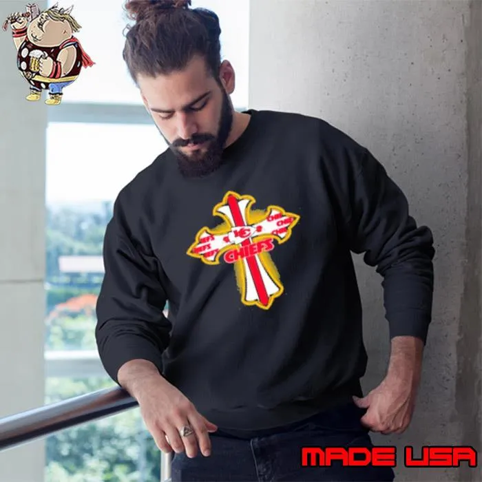 NFL Red Crusader Cross Kansas City Chiefs 2024 Shirt Sweatshirt